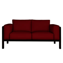 Furia Heming Medium Sofa Azul Red